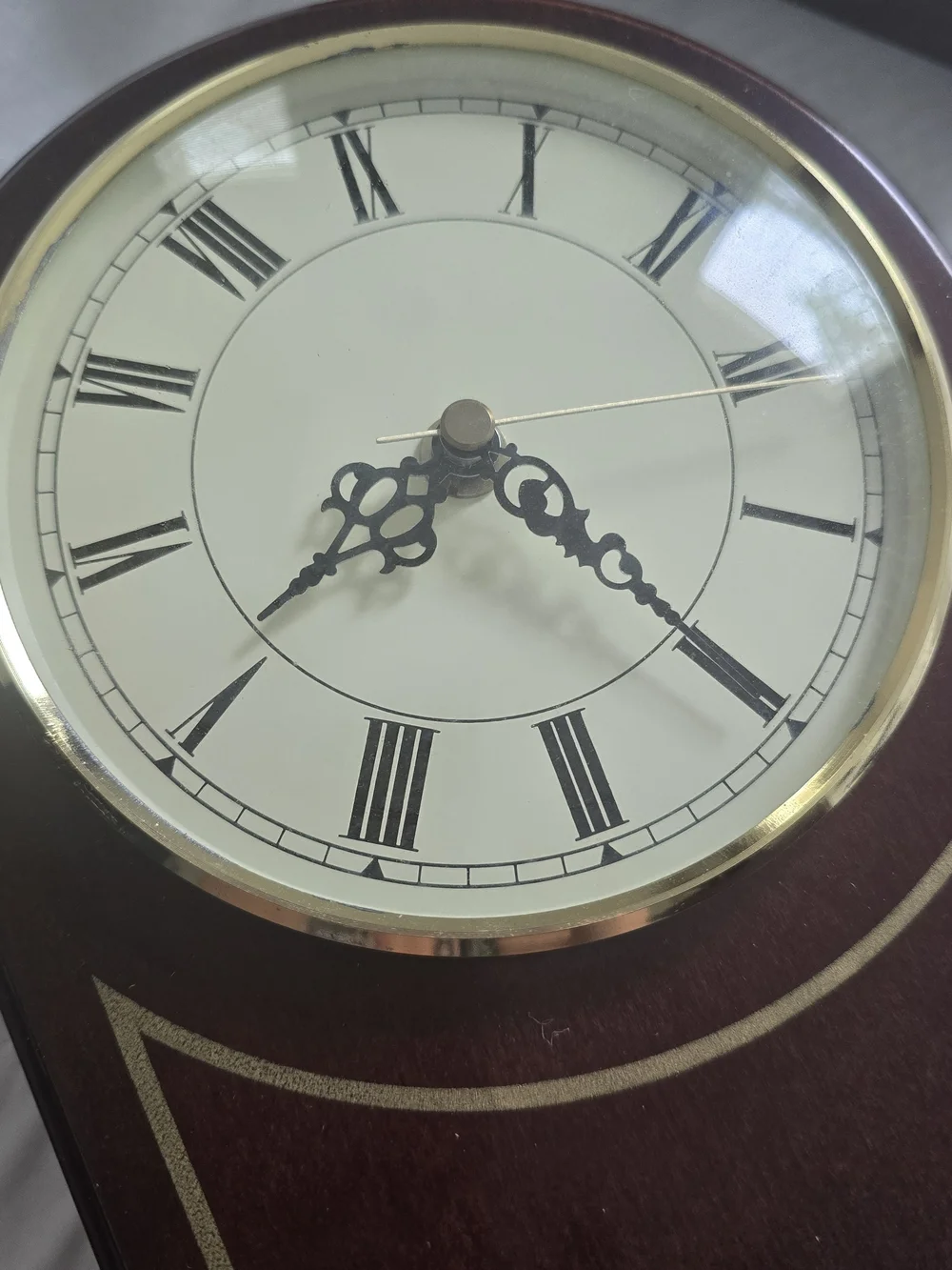 Classic Brown Mantel Clock Pair - Unbranded